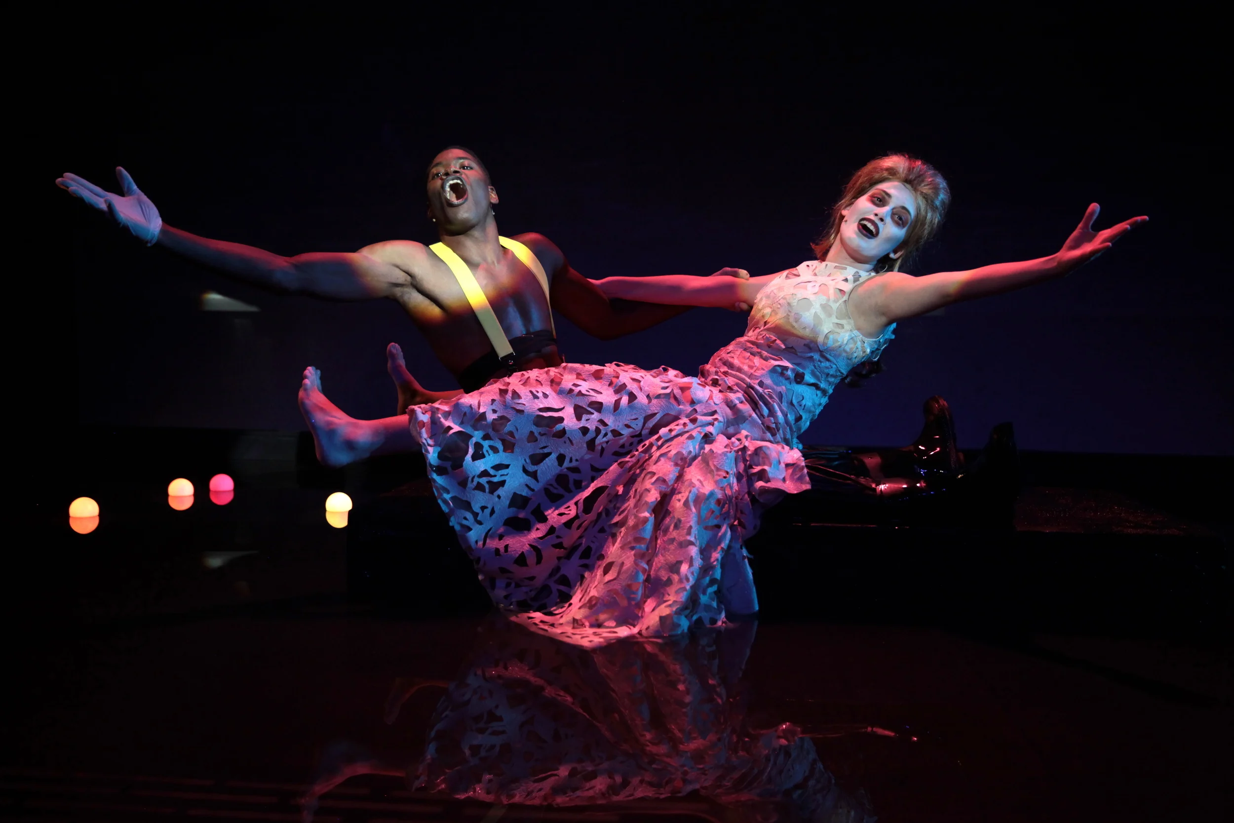  The Threepenny Opera  CalArts School of Theatre&nbsp; The Modular Theater November&nbsp;2013  Directed by&nbsp;Kameron Steele Scenic Design by&nbsp; Angelica Torres  Costume Design by&nbsp; David Moyer  Video Design by&nbsp; Daniel Jackson  