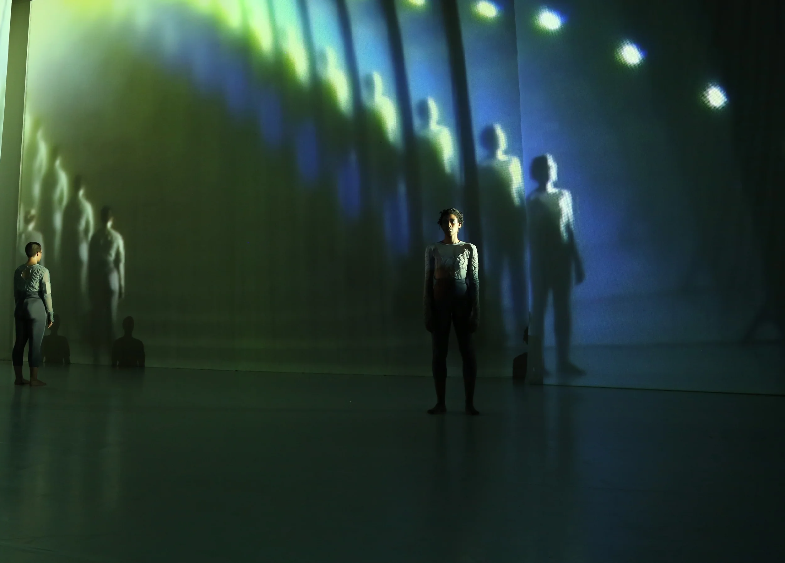  Influential Body  CalArts School of Dance The Lund Theatre March 2013  Artistic Director/Choreographer:&nbsp; Andrea Gise  Interactive Video Design:&nbsp; Dan Norman &nbsp;&amp;&nbsp; Jesse Garrison &nbsp; Costumes:&nbsp; Lindsey Eifert  