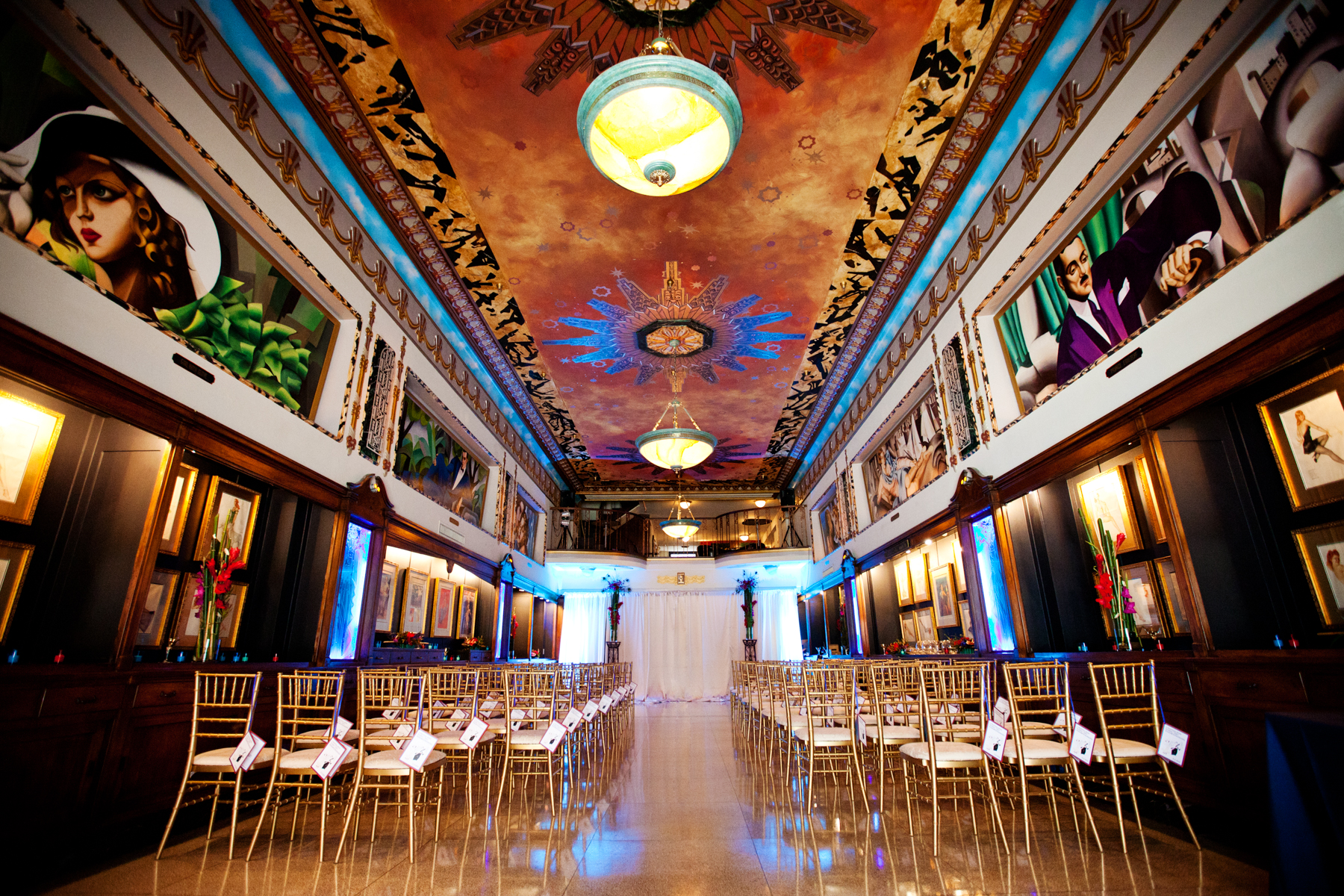 Ceremony Set up in the Grand Hall Event Space