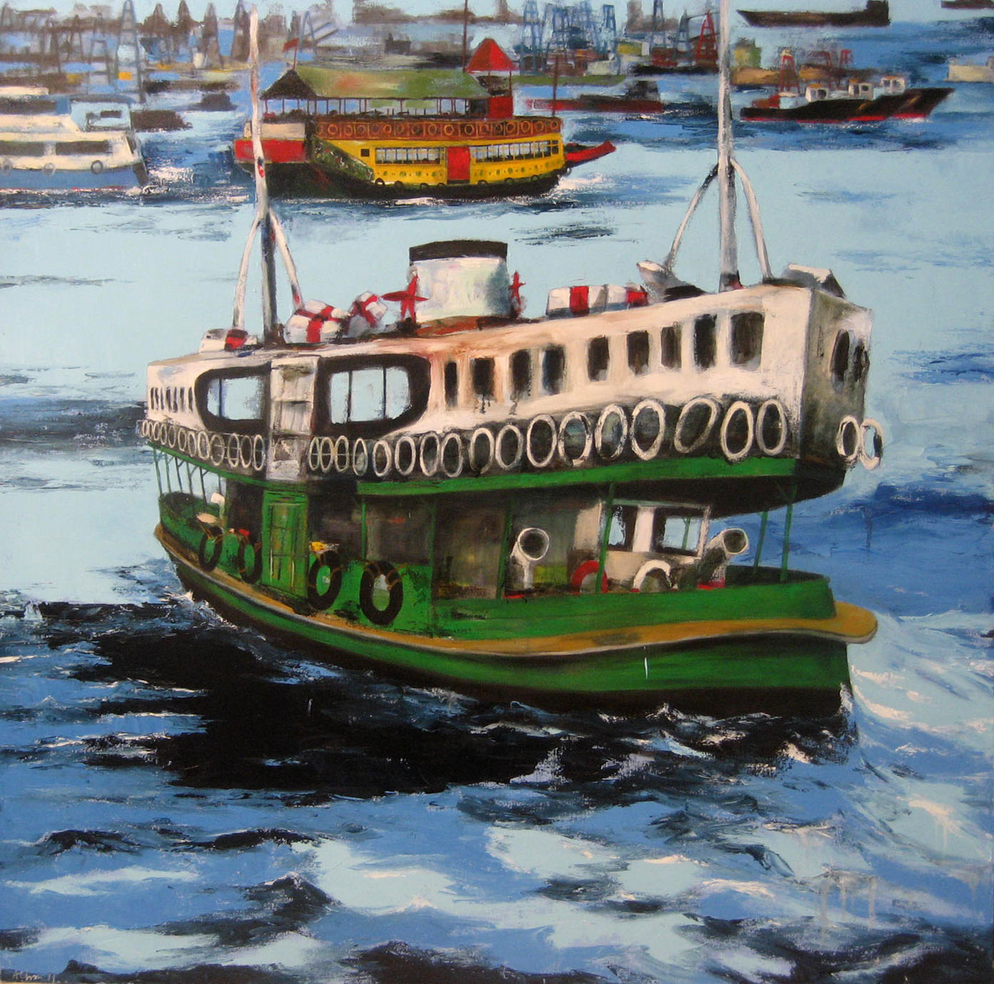 Celestial Star 2011 Oil on Canvas, 36 x 48in I 90 x 120cm