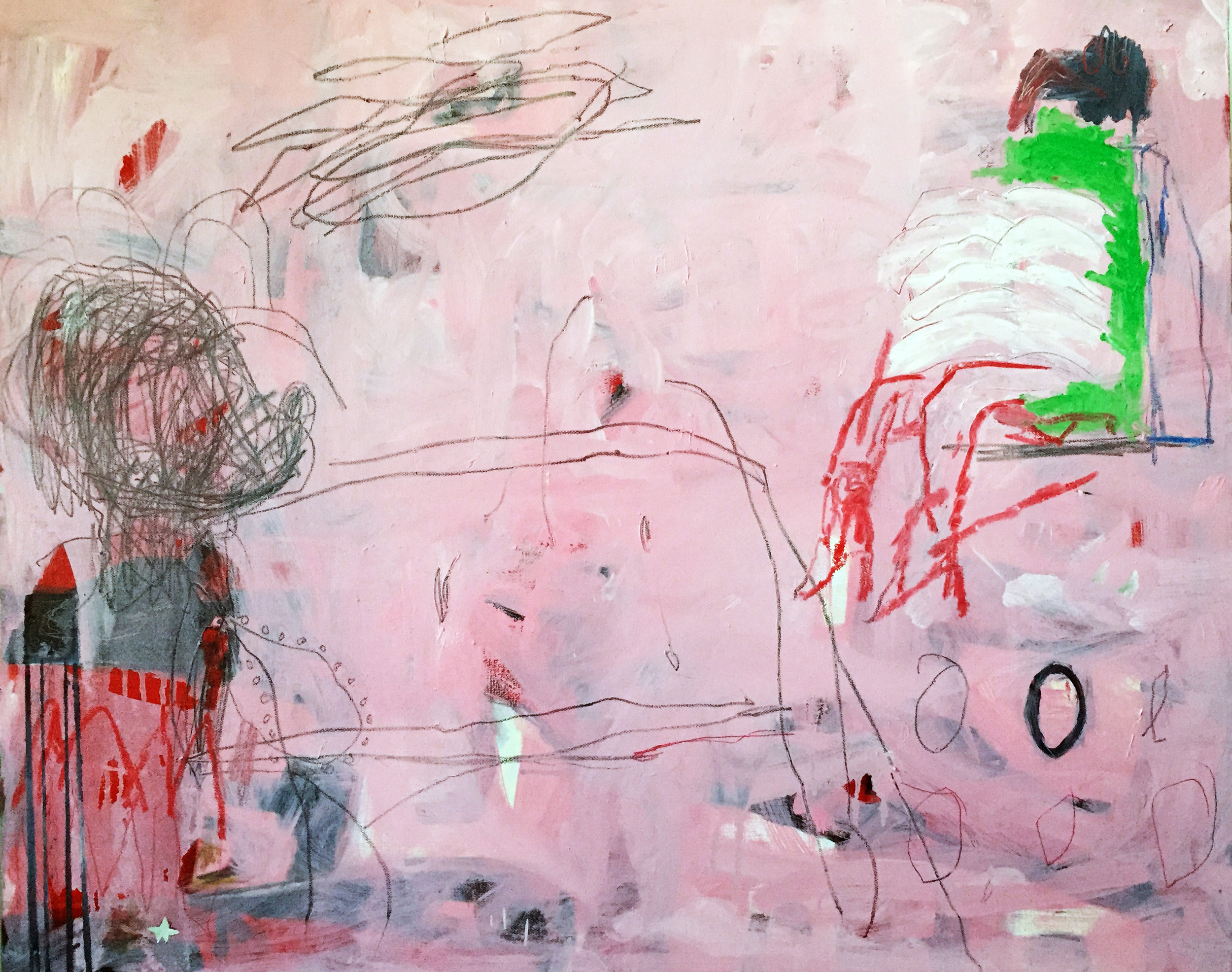 Rush Hour, Oil on Canvas, 24in x 30in, 2016