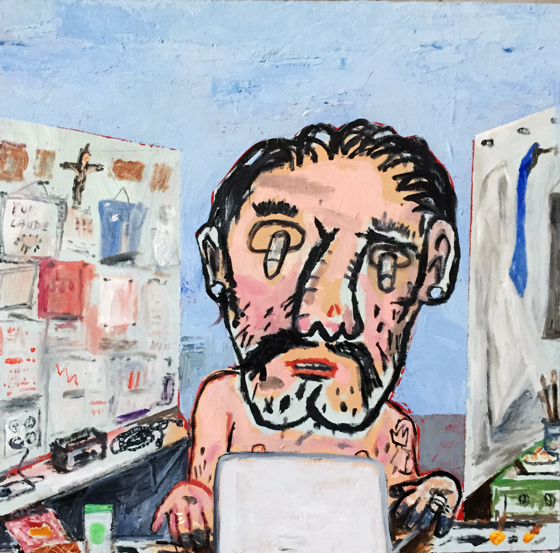 Atelier, Oil on Panel, 12in x 12in, 2016