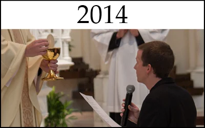 Community growth. On November 1, Br. James Claver professes perpetual vows, becoming the third perpetually professed member of the Servants of Christ Jesus.