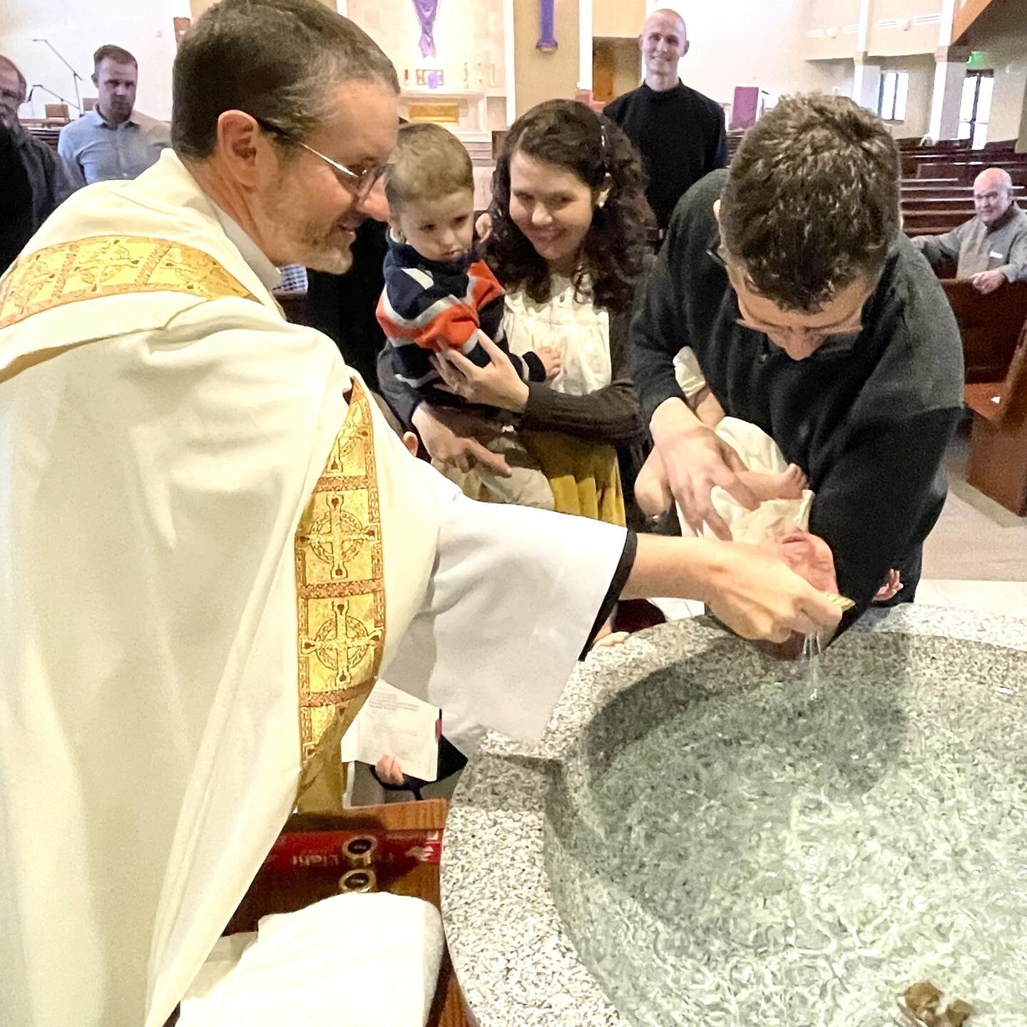 Congratulations to Clare Elizabeth McDevitt, who was baptized on Saturday March 16! 

Happy Solemnity of St Joseph to all husbands and fathers!