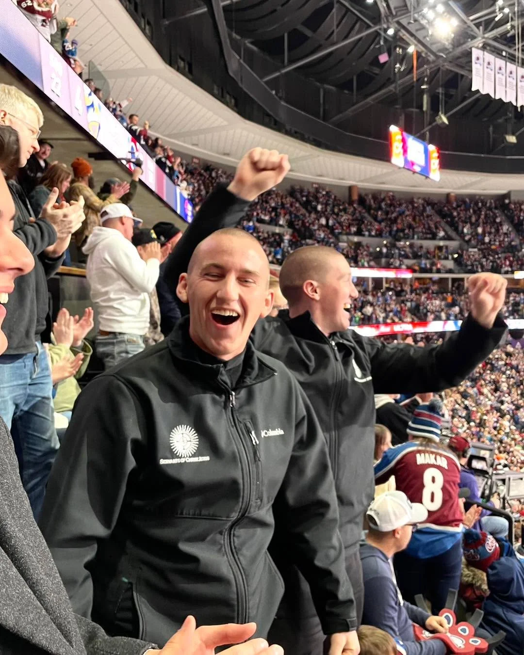 Fr. Paul, Br. Mark, and Br. Matthew really enjoyed the Avs game on Friday with our friend Max!