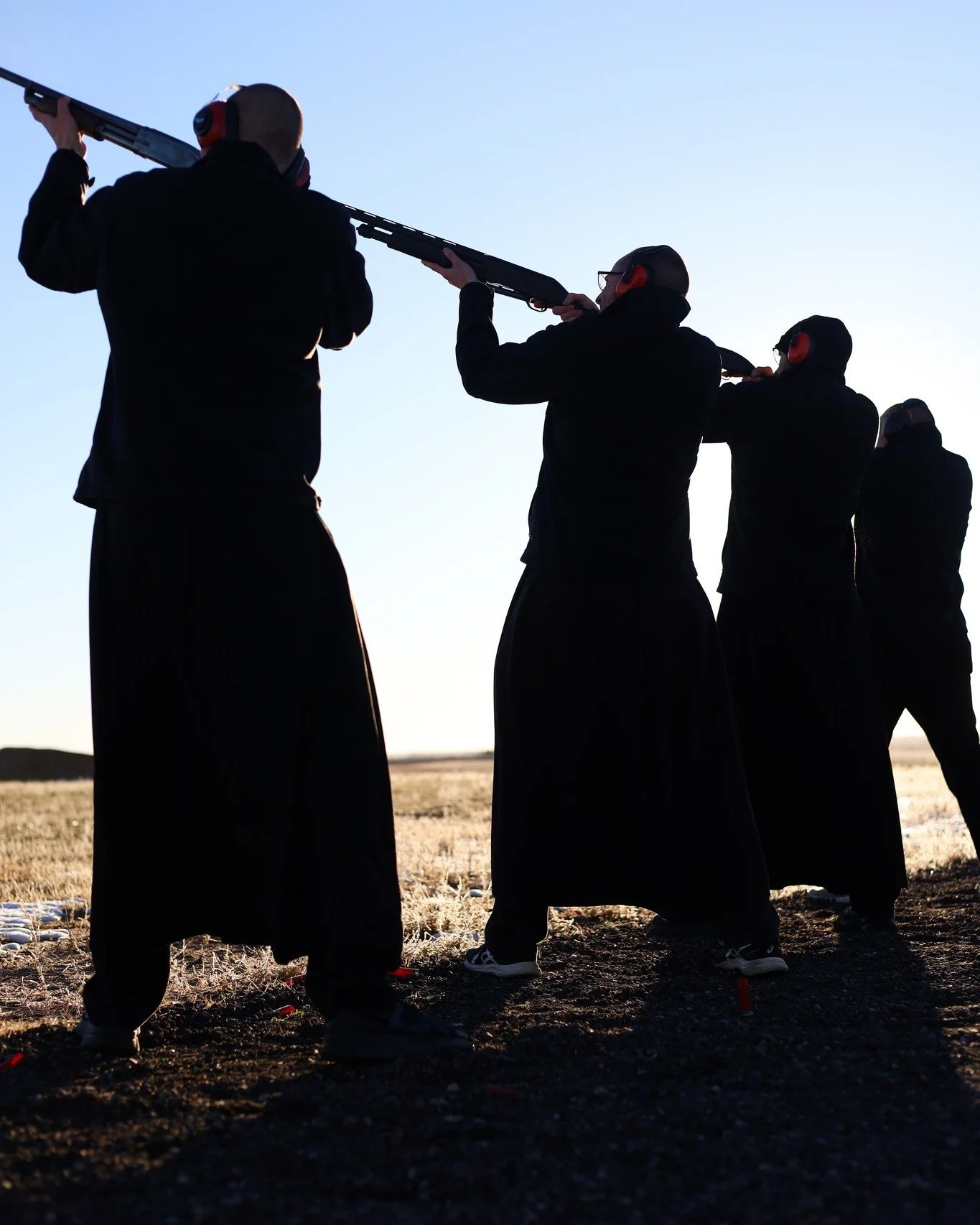On one of the last days of our Christmas Octave days together, we had a lot of fun shooting shotguns at clays with our Bennett neighbors, the Cichos family. Thank you Cichos'!