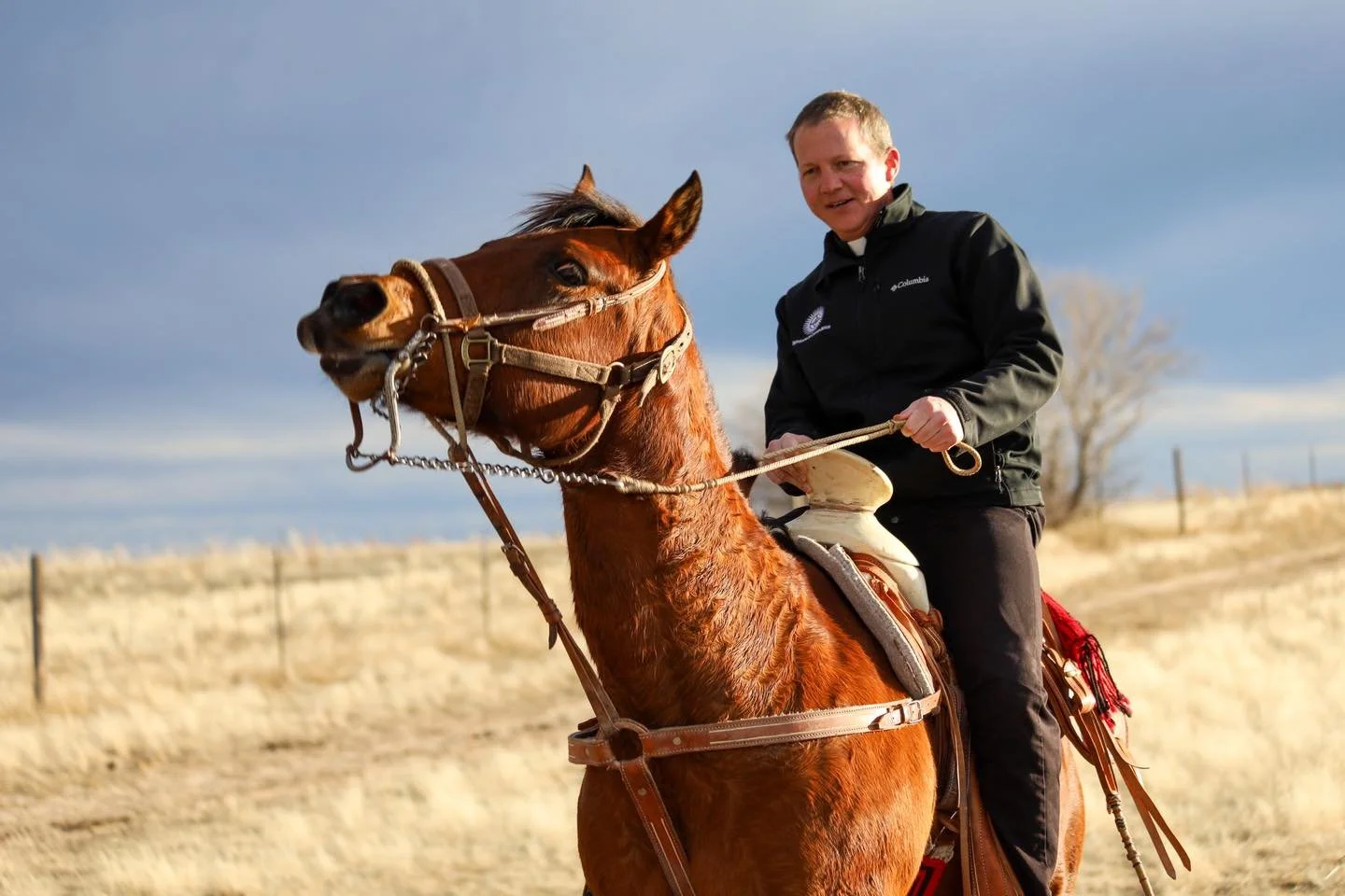 We had a blast going horseback riding with our neighbors in Bennett!