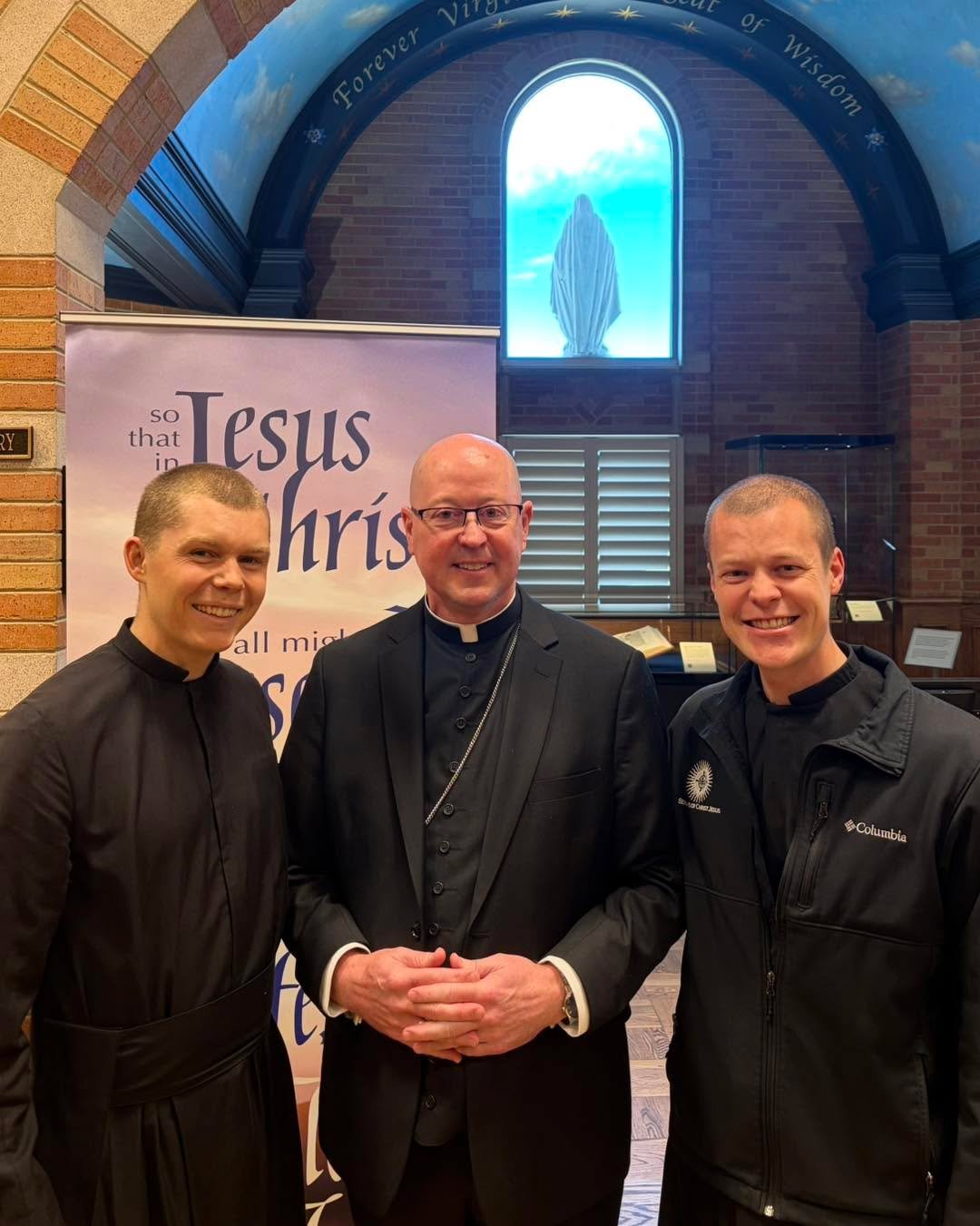 Br Thomas and Br Philip were able to meet our new Archbishop-delegate today at the press conference at St John Vianney Seminary. Bishop Golka will be installed as the new Archbishop of Denver on March 25, 2026.
