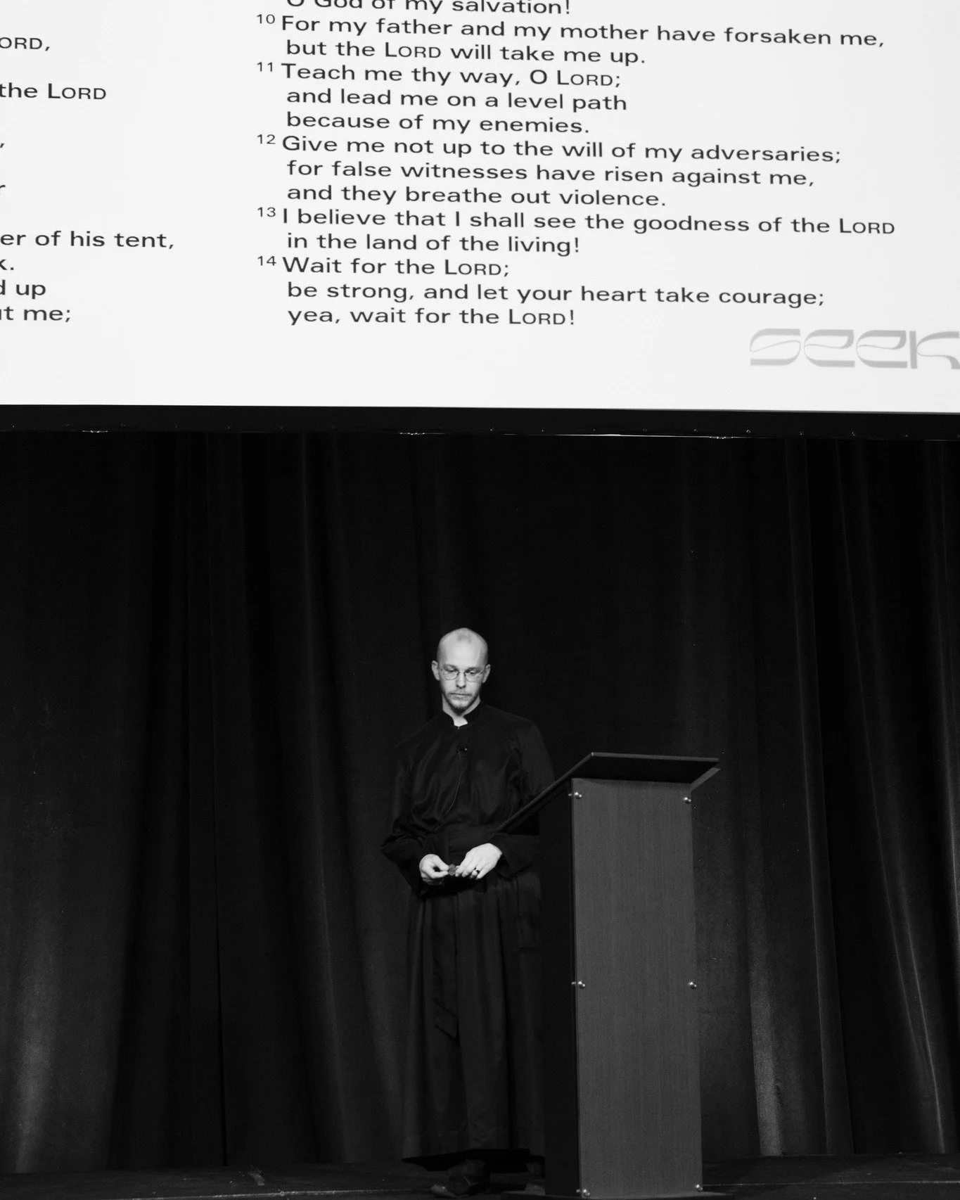 We are excited to provide the audio recording of Br. Peter's talk from SEEK this year in Ft. Worth! Br. Peter had the opportunity to teach on prayer, highlighting the importance of having a structure when you pray. He walks through the steps of how t