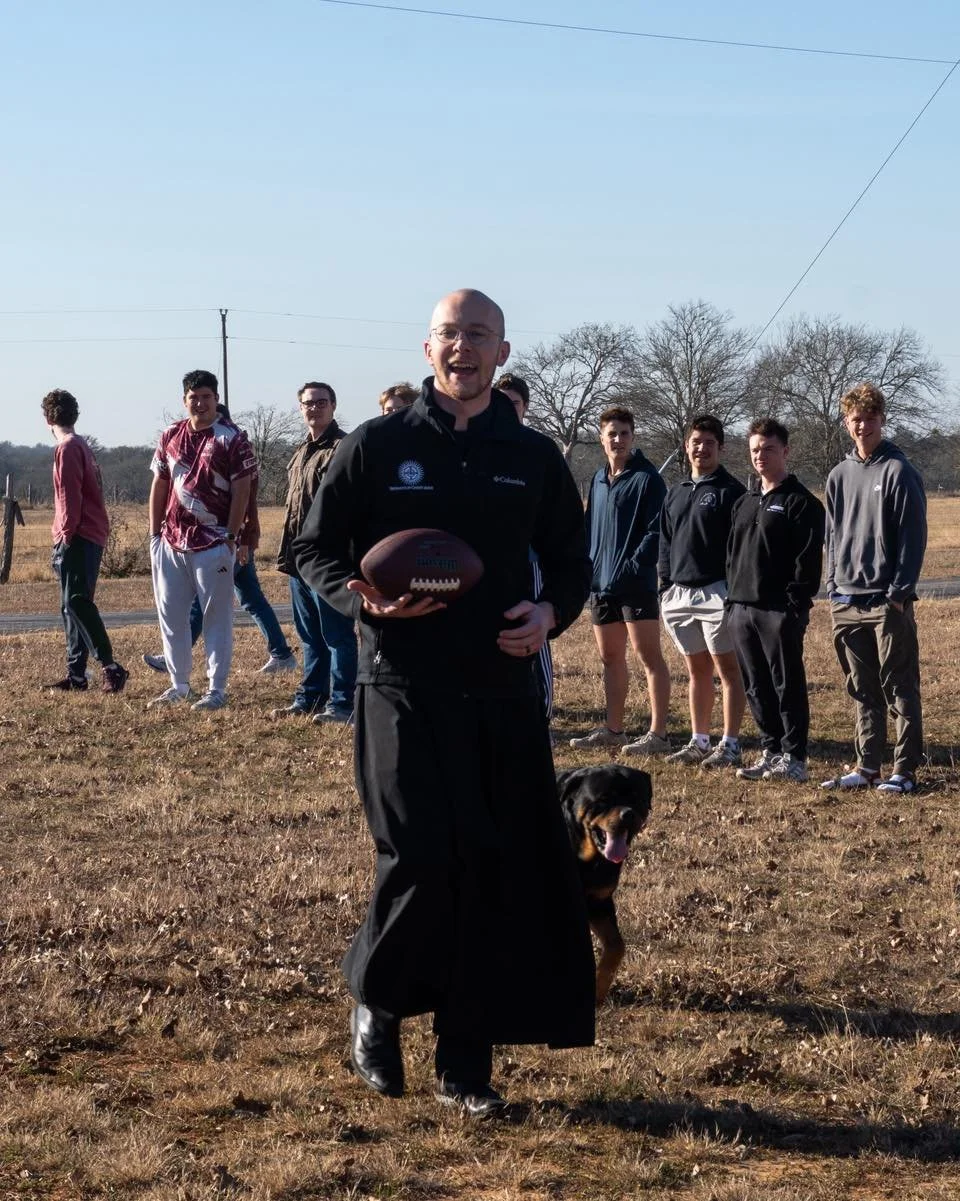 This past weekend Fr. Paul, Br. Peter, &amp; Br. Simon led the men&rsquo;s retreat at Texas A&amp;M. The men were led through the essentials of the Gospel: repentance and faith, forgiveness, taking authority in Christ, and receiving the Father&rsquo;