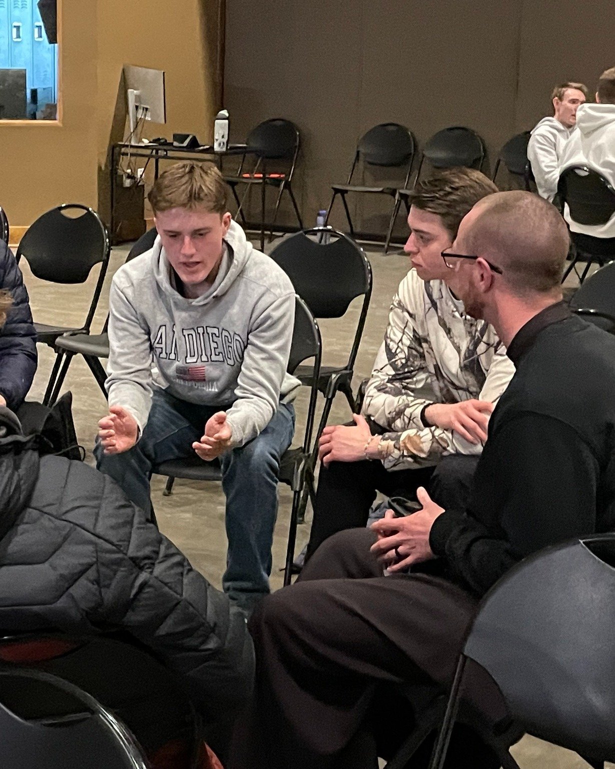 Fr. John, Br. Nathanel, and Br. Joseph led The Ohio State University&rsquo;s Fan Into Flame retreat at Damascus last weekend. The students were empowered in their relationship with the Holy Spirit and Fr. John and the Brothers played a crucial role i