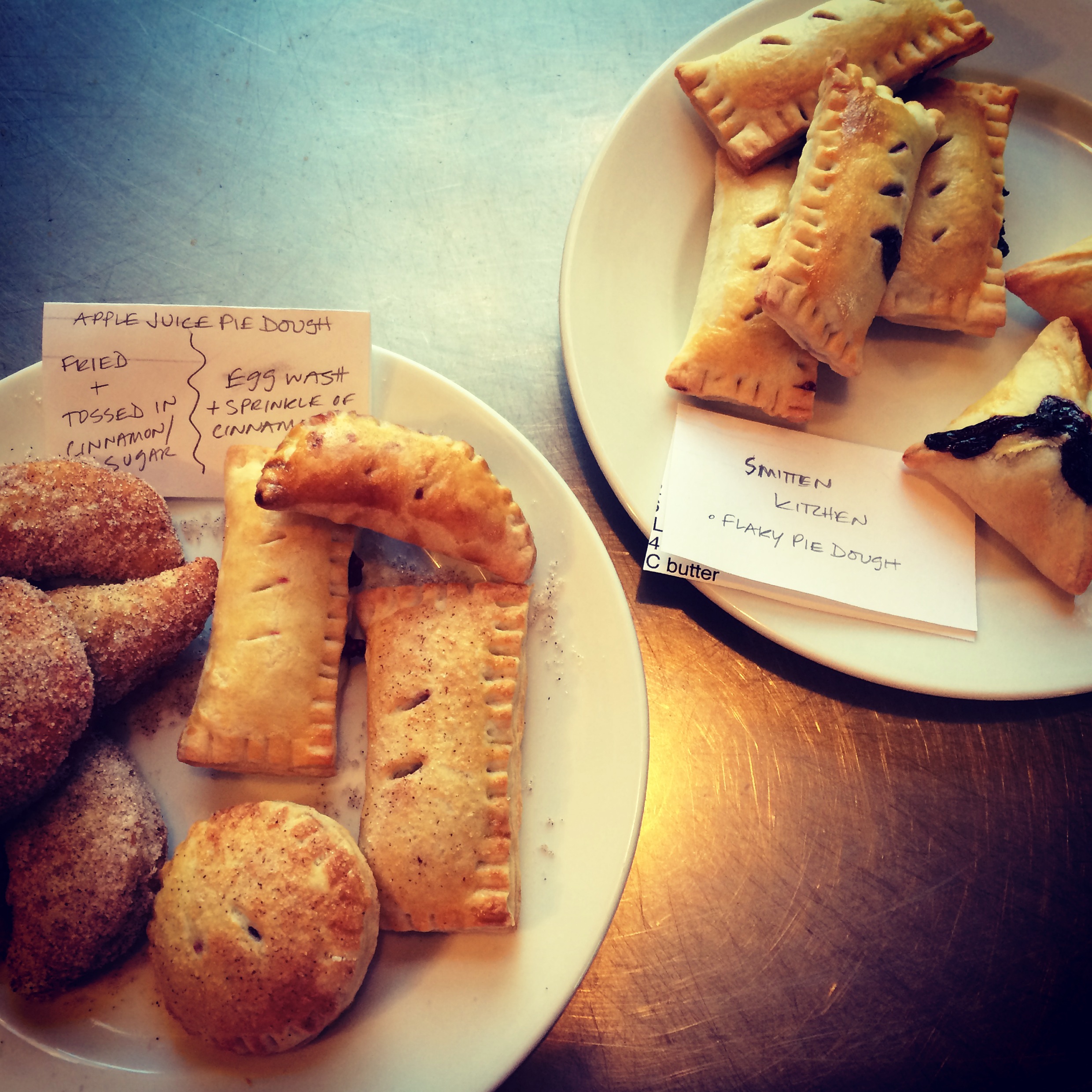 ALL THE HAND PIES (BTW, the fried ones were the best.) | Trillium Caterers, Belfast, Maine