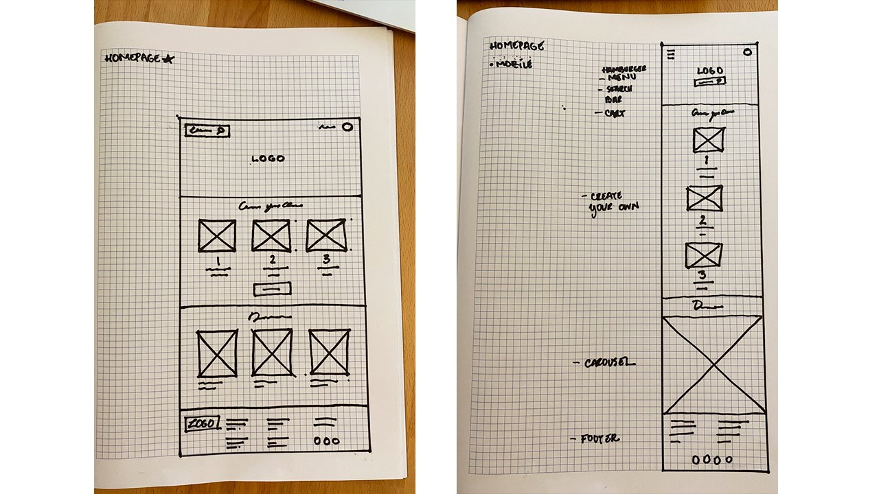 Paper Wireframes Screen Variations