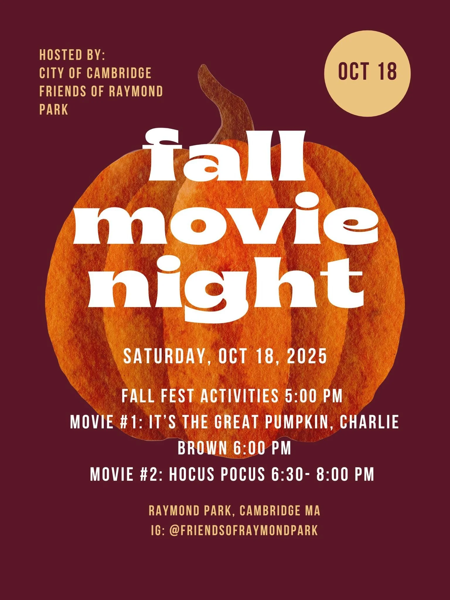 Fall Movie Night