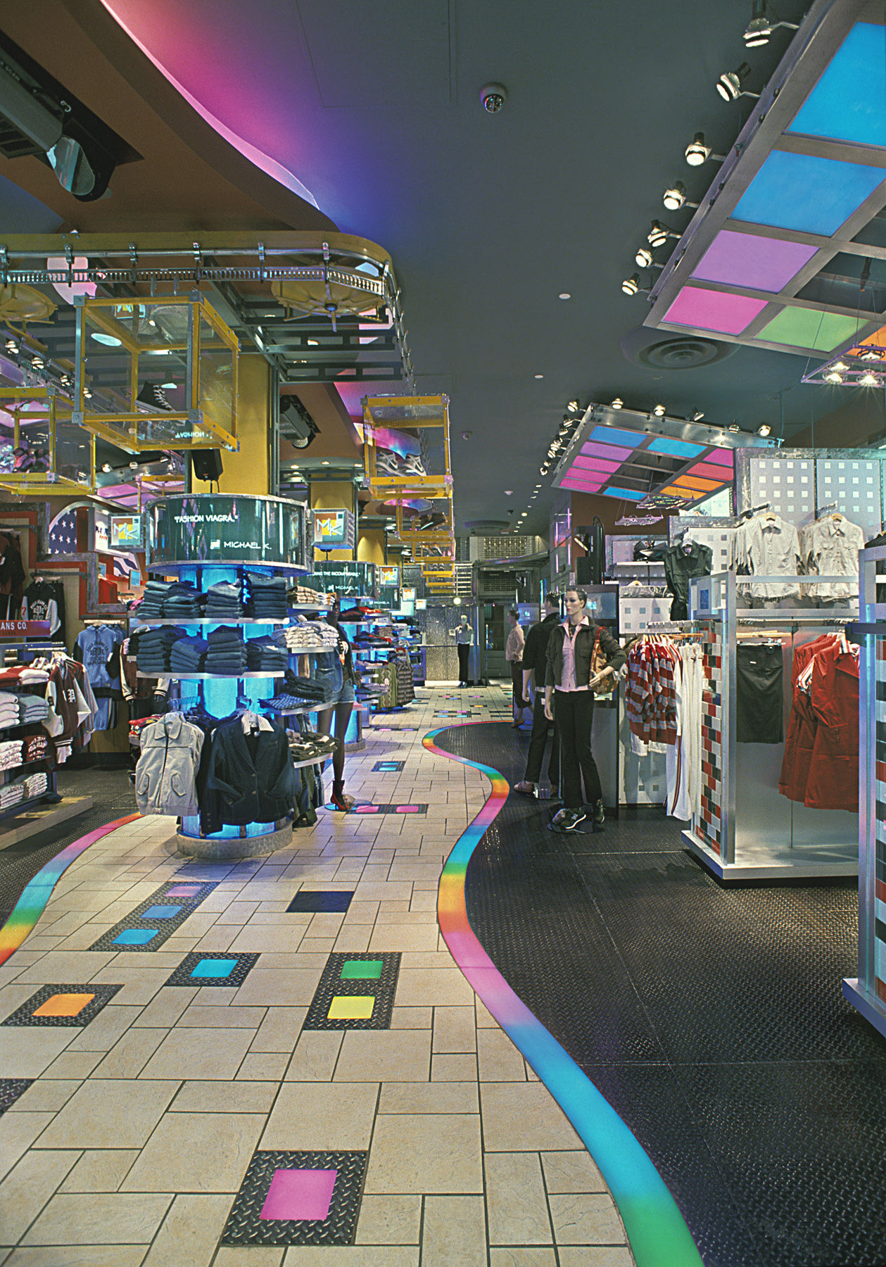 Michael K.. Tobin Parnes Design. NY. Retail Design. Sales Area.