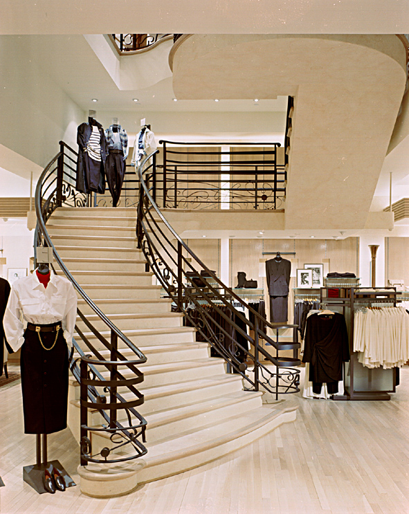 Episode. Tobin Parnes Design. Retail Design. Stair.