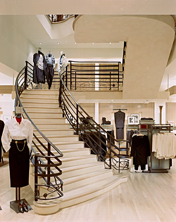 Episode. Tobin Parnes Design. Retail Design. Stair.