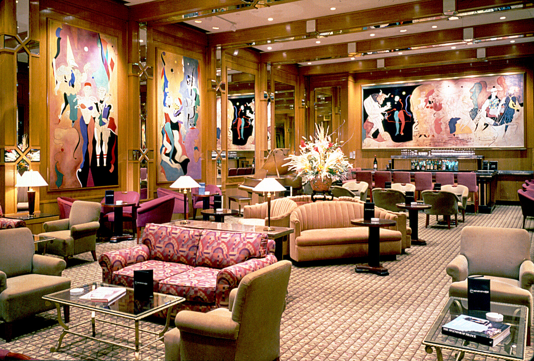 Shin's Restaurant & Hotel Lobby. Tobin Parnes Design. NYC. Hospitality Design. Restaurant. Lobby Bar. Lounge.