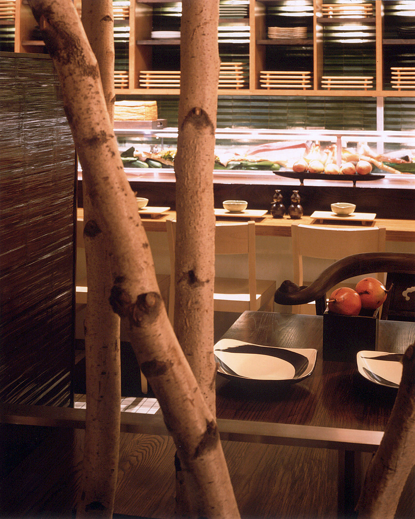 Haru Restaurant. Tobin Parnes Design. Hospitality Design. Times Square. NYC. Sushi Bar.