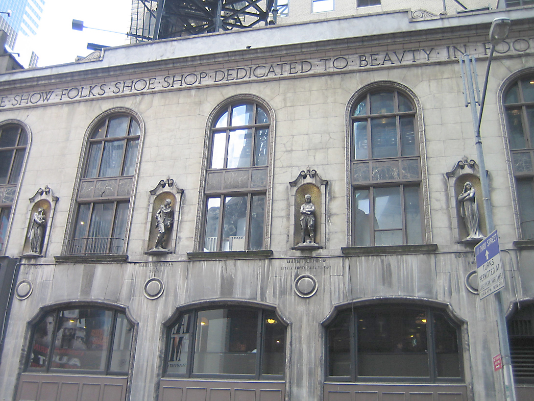 I. Miller Building Facade Restoration. Tobin Parnes Design. New York, NY. Historic Preservation. Times Square.