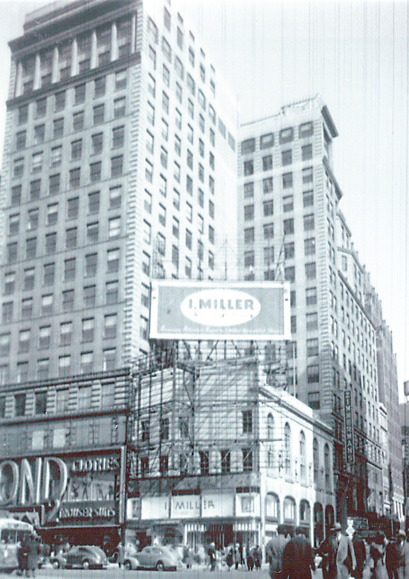 I. Miller Building Facade Restoration. Tobin Parnes Design. New York, NY. Historic Preservation. Archived Photo.