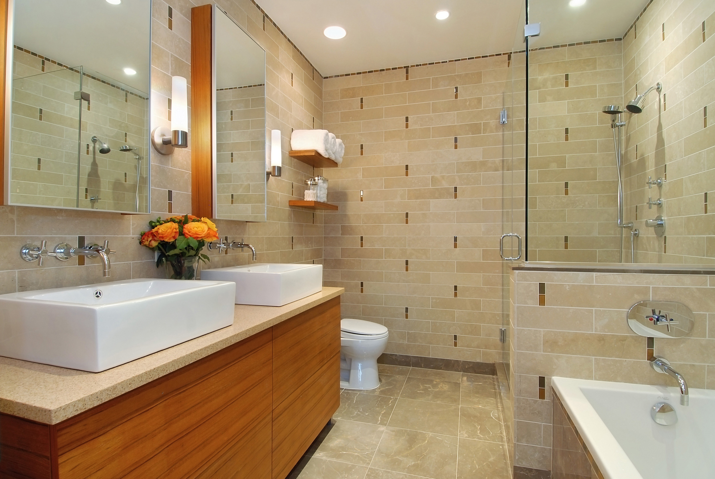 500 4th Avenue. Tobin Parnes Design. New York, NY. Residential. Bathroom.