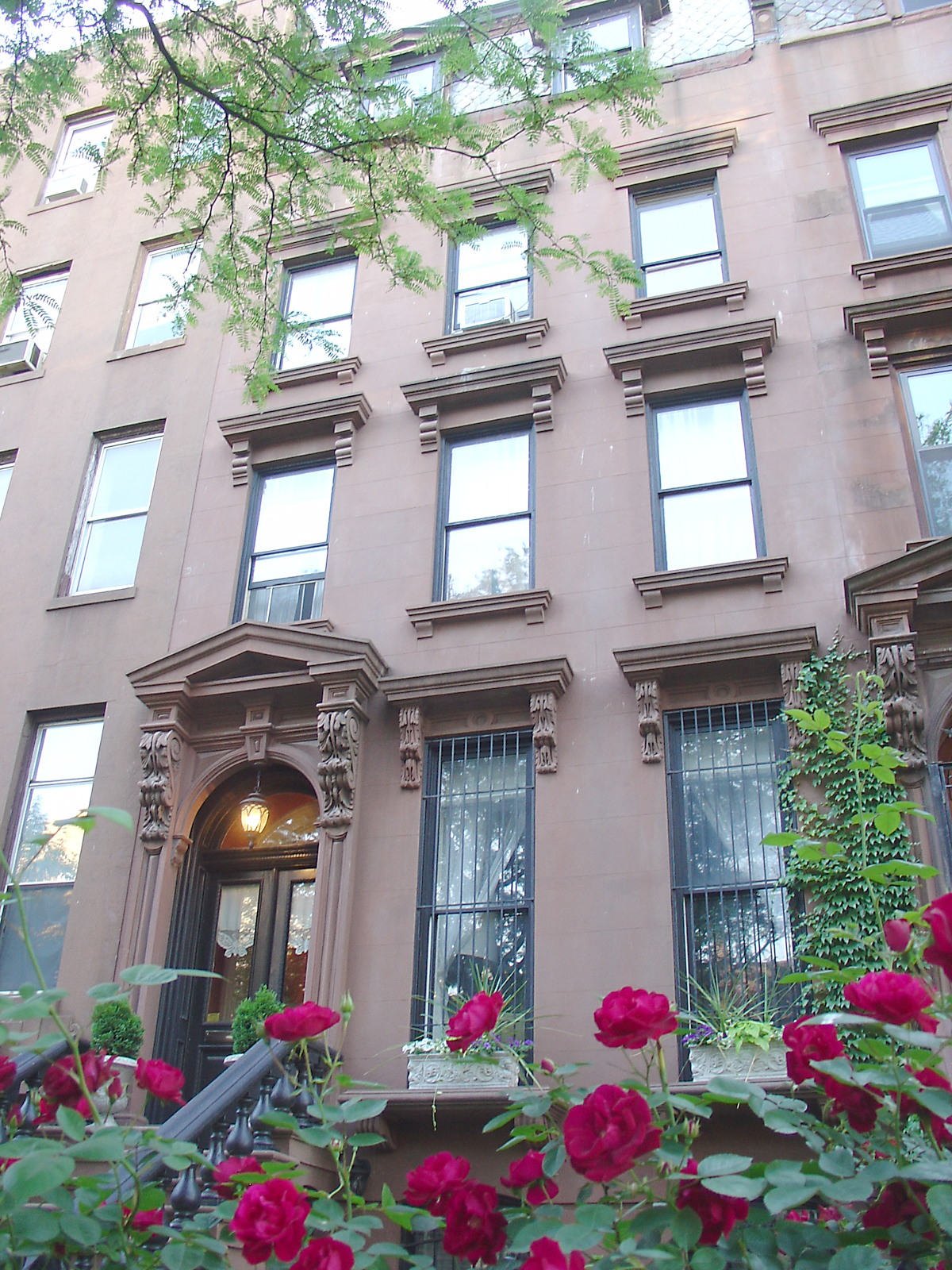 Historic Brownstone Residence. Tobin Parnes Design. Brooklyn, NY. Residential. Exterior. Front Facade.
