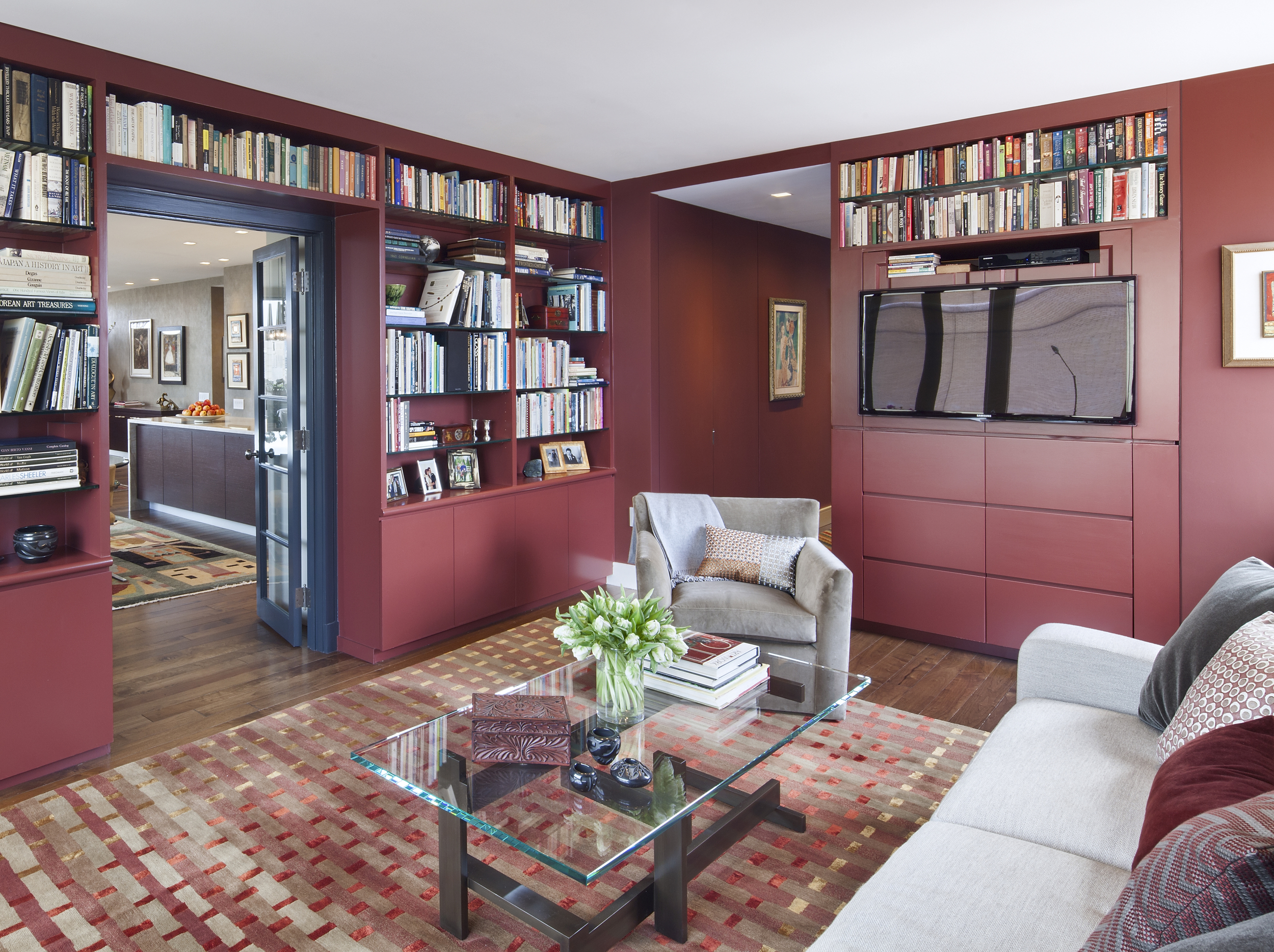 Private Residence. Tobin Parnes Design. New York. Residential. Living Room.