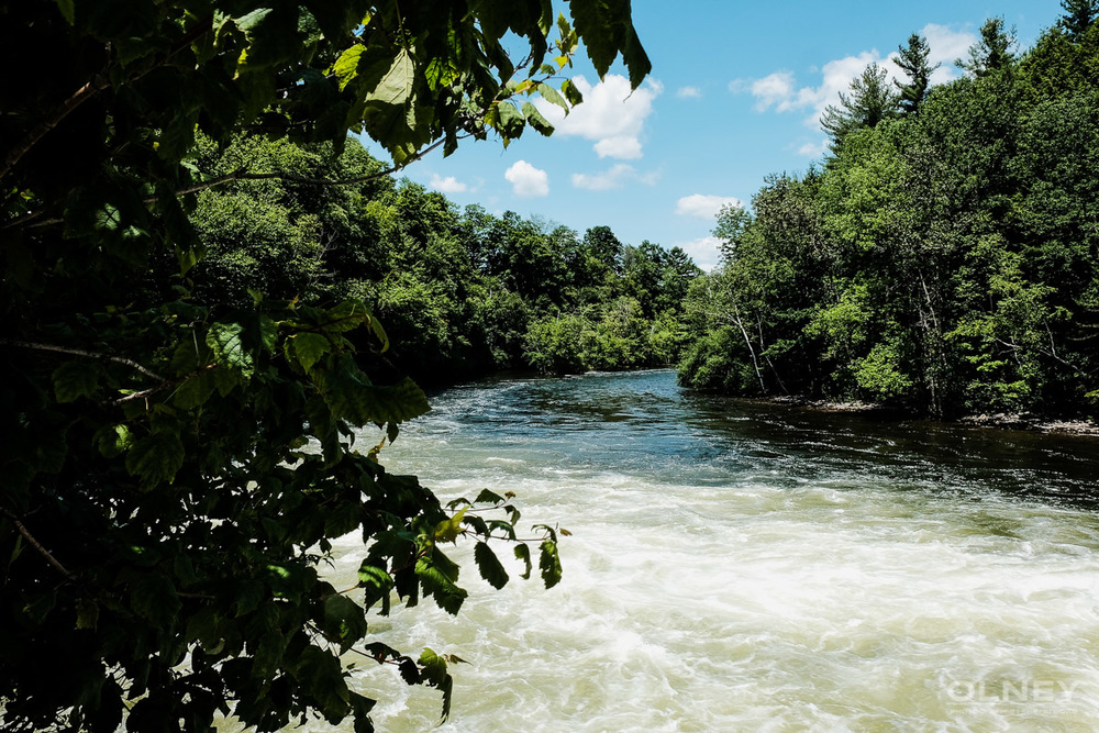 Rivière Magog à Sherbrooke QC olney photographe sherbrooke