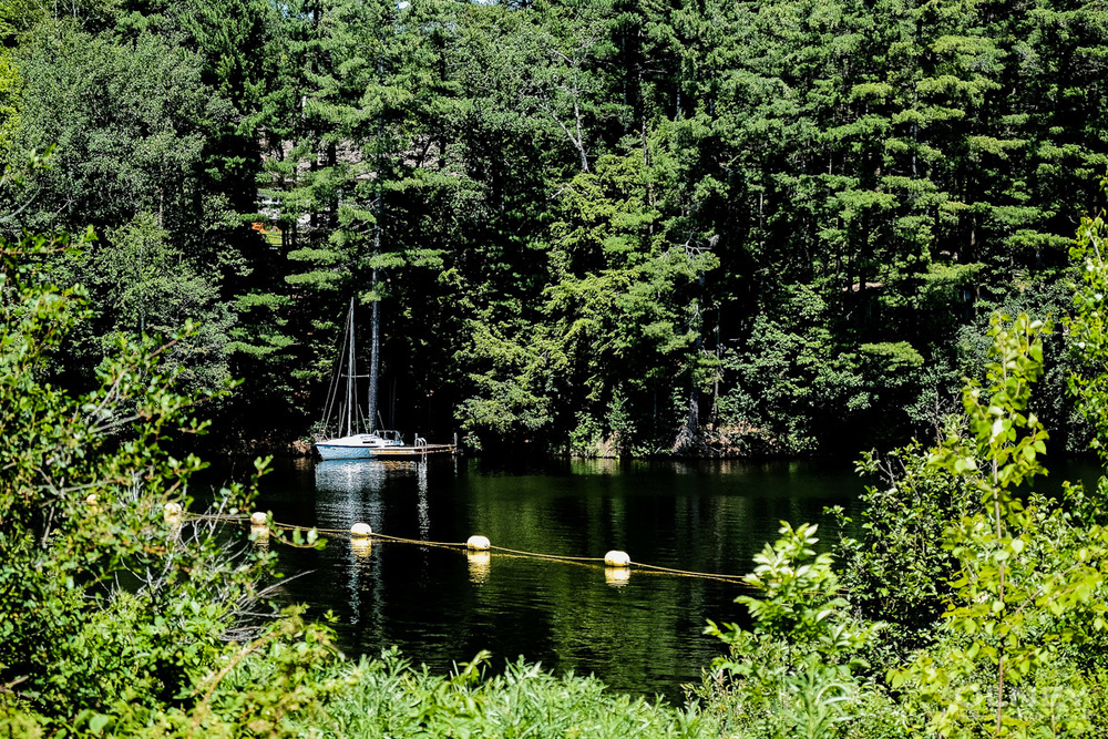 Quiet place on Magog River olney photographe sherbrooke