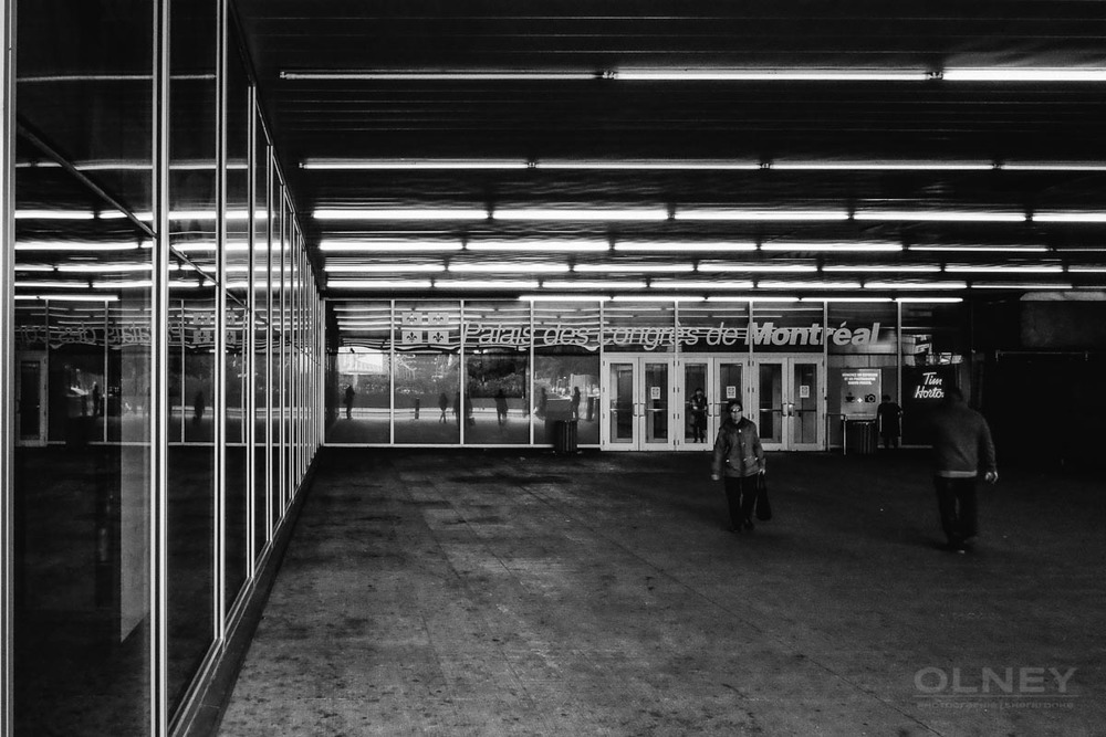 Palais de Congrès marks the limits of the Montreal Chinatown