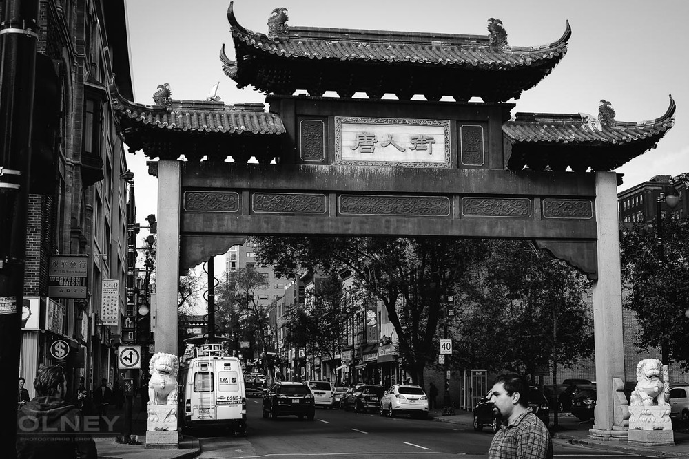 Chinatown gate on St-Laurent