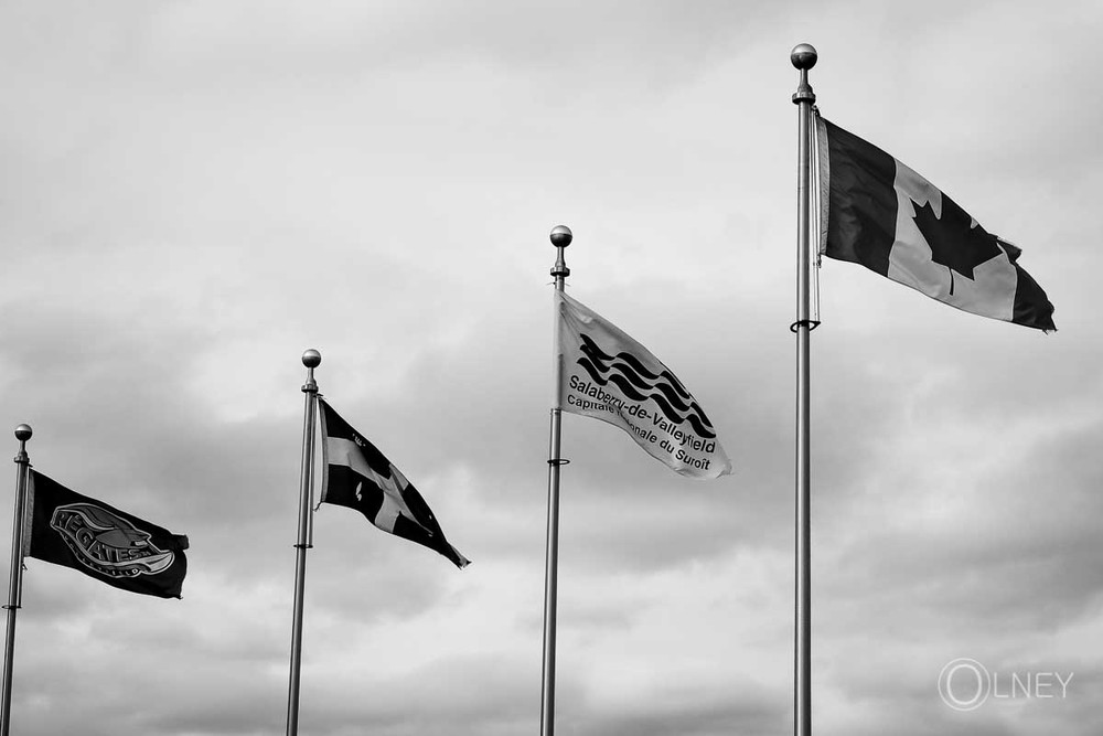 Flags in Valleyfield