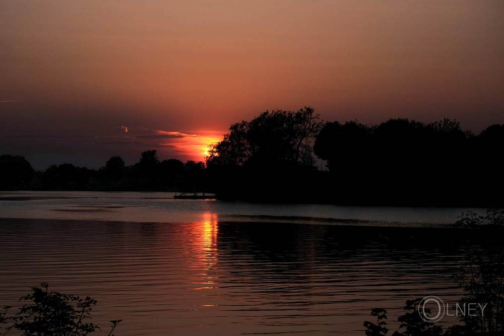 Sunset over Baie St-François