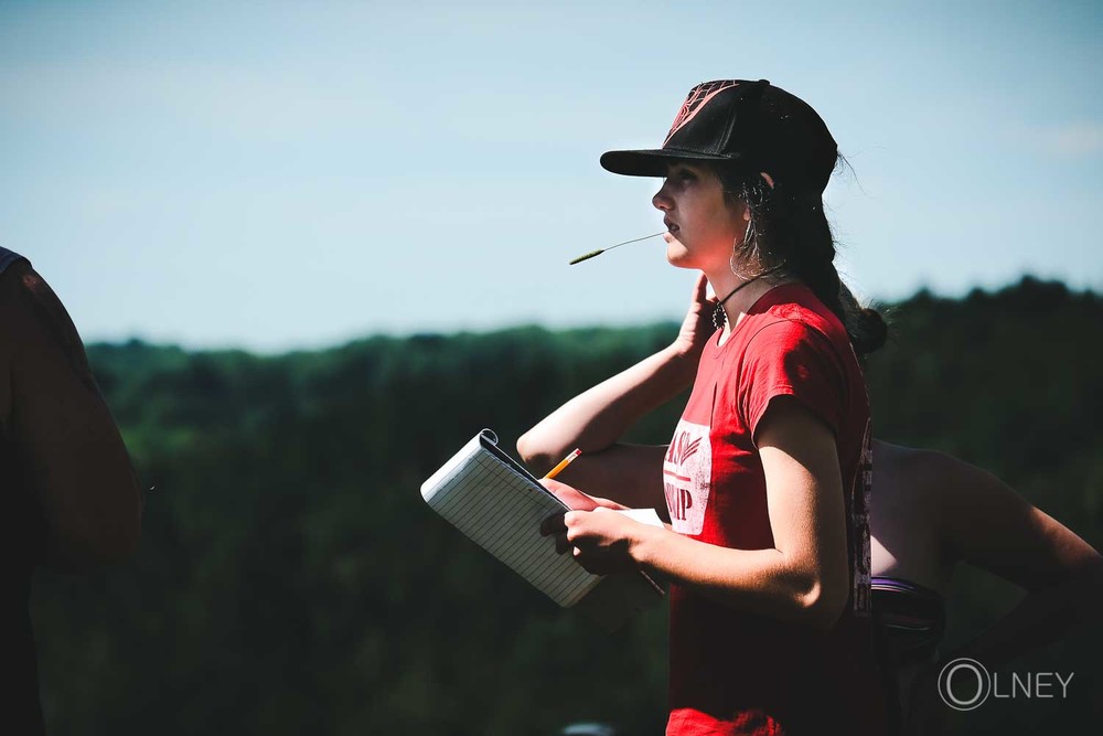 Young girl with baseball cap