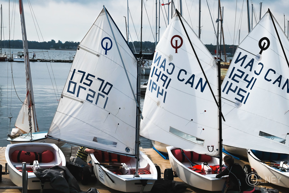 Preparing for a race in Charlottetown Prince Edward Island