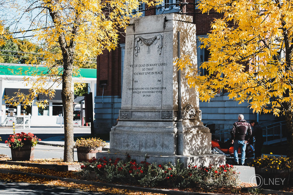 monument à Danville cantons de l'est