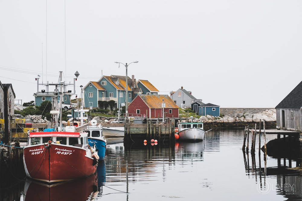 boats in peggy's cove nova scotia