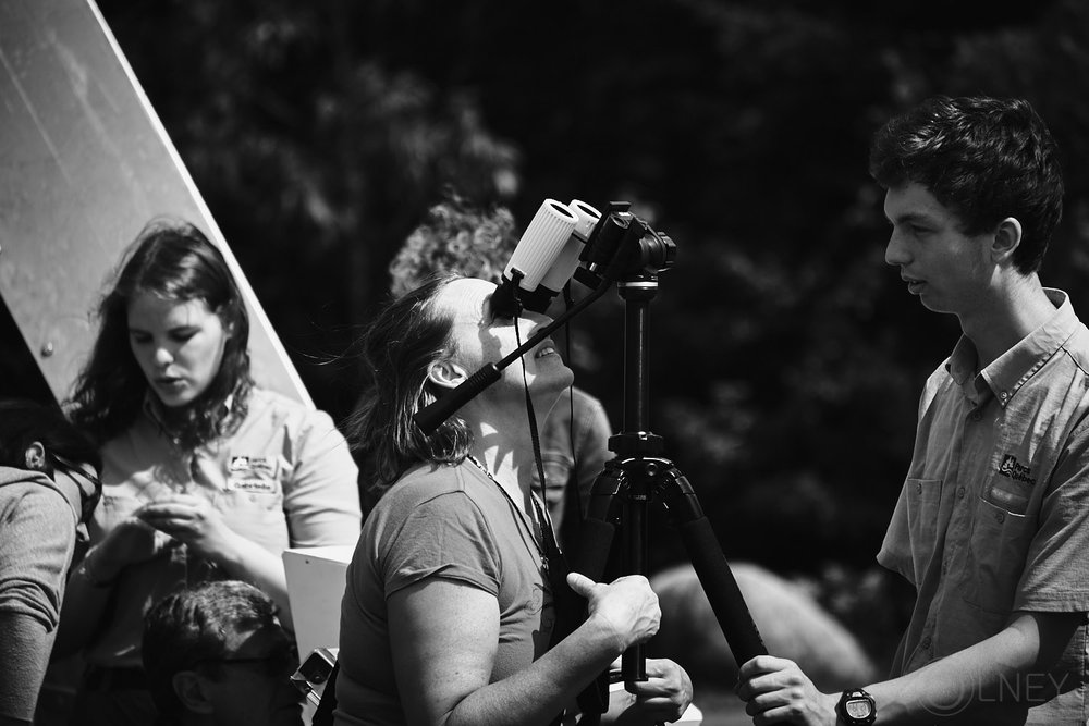 Looking for the eclipse on Mont-Mégantic QC