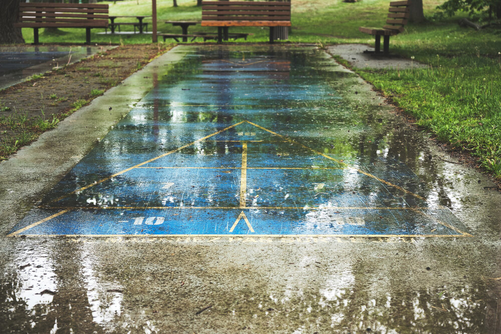 Shuffle board à l'eau