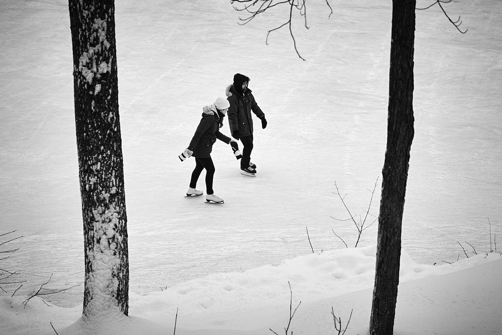 skaters in Parc Howard Sherbrooke QC Canada