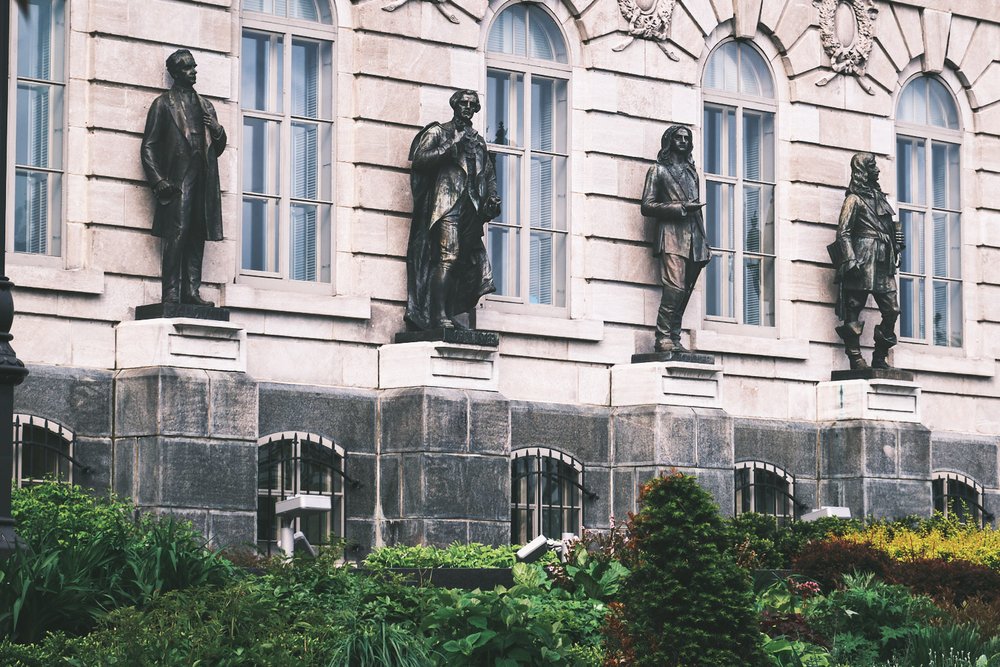 Statues de l'Hôtel du Parlement, Québec