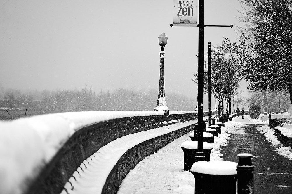 Promenade in Sherbrooke qc canada