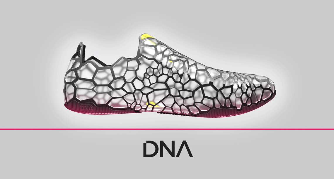  We believe footwear will be crafted with our individual anatomy and biomechanics as the foundation.&nbsp; The DNA concept leverages rapid manufacturing to create a shoe built not only to your foot contours, but also to how you move. By pairing data 