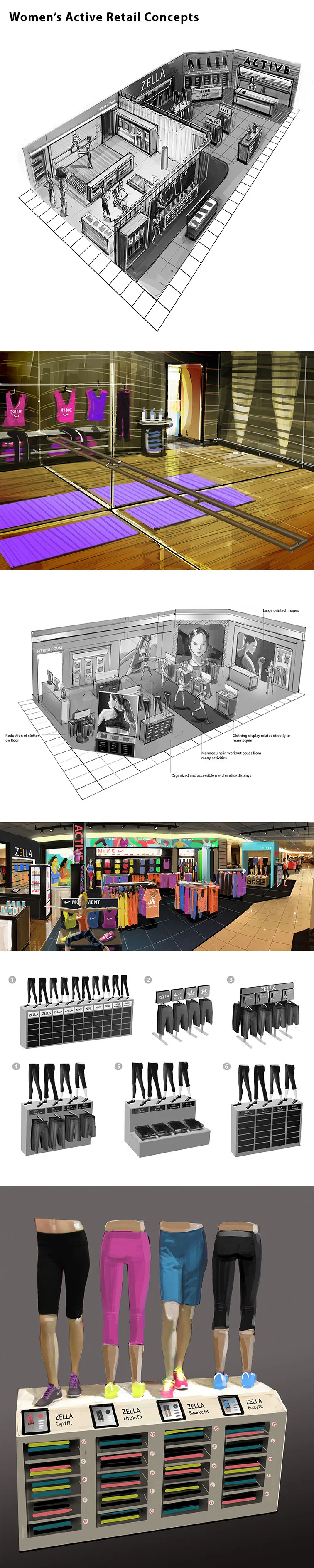 Women's Active Department Concepts