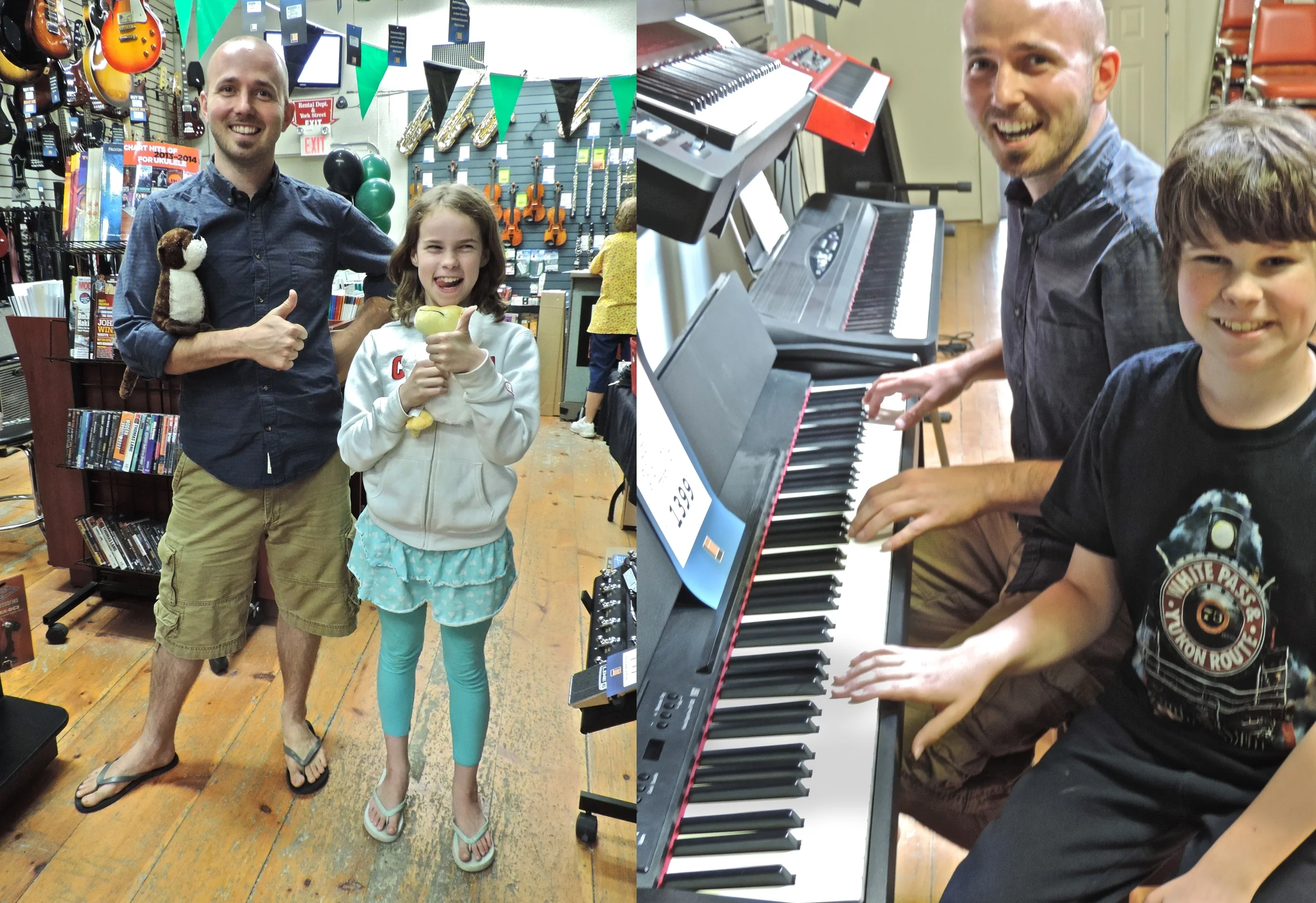 “My kids both felt thrilled to see Brad every week, and he taught them skills following their lead, encouraging them to stretch their comfort levels and love music." Jan McCrea, mother of Katie and Connor
