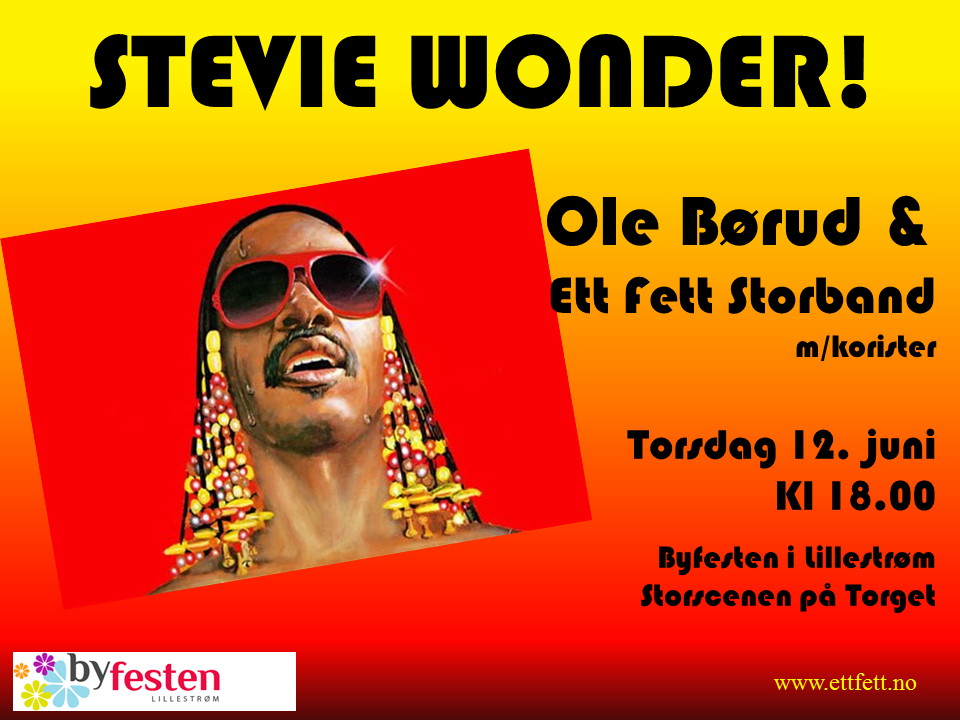 Stevie Wonder plakat