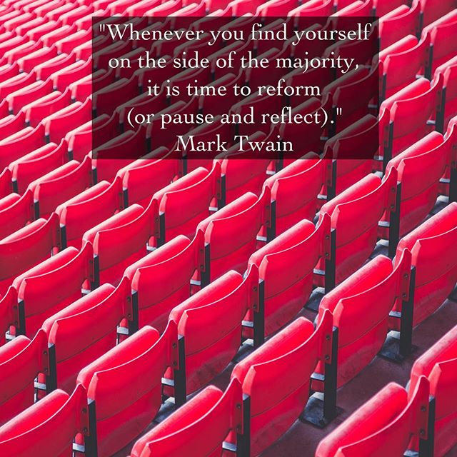 Just a friendly reminder from Mr. Mark Twain 👍🏽
#adoseofsoul
Photo cred: Rick Barrett