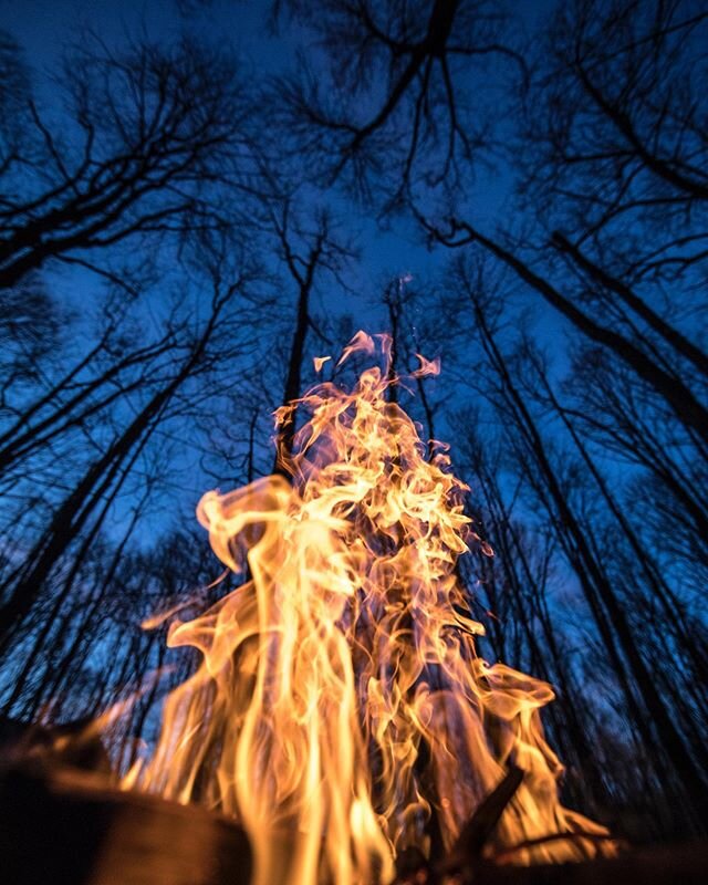Thursday night in the woods of Ohio with my good friend @dan.rugh. Nice little hike, a perfect fire and we made some delicious chili. Up at 4:30 am and back to work this morning because there is a lot to get done!