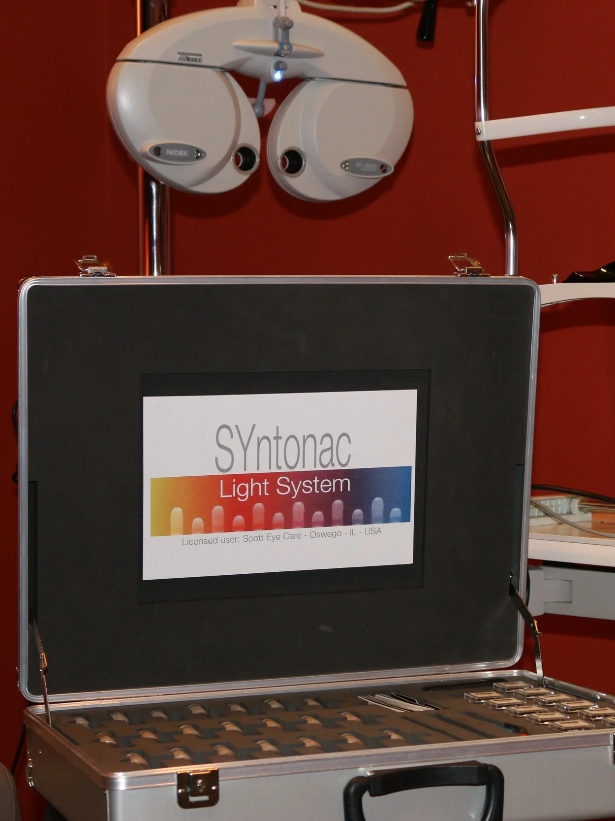  It has been tested on a variety of vision problems, with Syntonic Optometric testing before and after to determine the immediate response. 